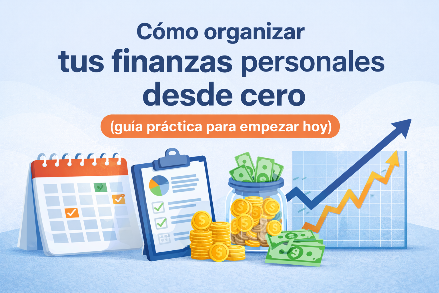 Cómo organizar tus finanzas personales desde cero (guía práctica para empezar hoy)